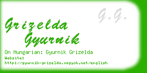 grizelda gyurnik business card